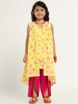 Somersault - Paper Bird Kurta with Shrug (Set of 3)