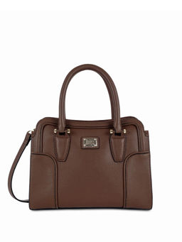 HIE - Tokyo Satchel With Detachable Strap- Brown