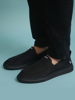 Yoho - Kite Men Black Stylish Versatile Breathable Slip-On Sneakers