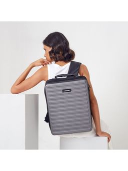 Assembly - Hard Shell Laptop Backpack with padded Laptop Compartment - Grey