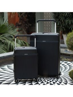 Assembly - Luggage Set of 2 - Premium Cabin (20 inch) & Check-in Trolley (24 inch) - Wide Handle - Black