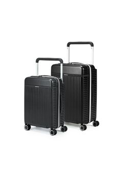 Assembly - Luggage Set of 2 - Premium Cabin (20 inch) & Check-in Trolley (28 inch) - Wide Handle - Black