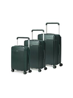 Assembly - Luggage Set of 3 - Premium Cabin (20 inch) & Check-in Trolley (24, 28 inch)- Wide Handle- Green