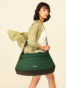 Assembly - Premium Polyester Large Duffle Bag (45 Litres) - Weekender Overnighter Travel Bag - Ivy Green
