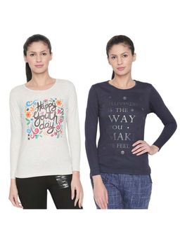 Bodycare - Bodyactive Pack Of 2 Women'S Tshirt - Multi-Color