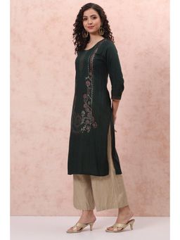 Rangriti - Olive Printed Kurta