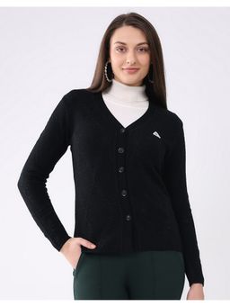 Monte Carlo - Black Full Sleeve Cardigan