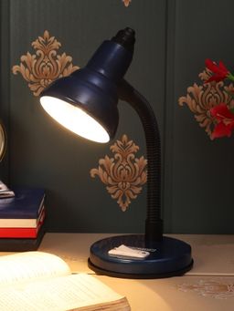 MFD HOME FURNISHING - Stylish 555 Blue Table Lamp With Pen Stand Adjustable