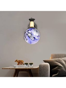 MFD HOME FURNISHING - Intricated Adjustable Iron Wall light Blue