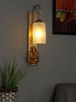 MFD HOME FURNISHING - Ganesh Ji Idol Classy Wall Lamp 516