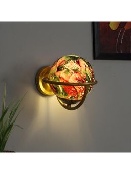 MFD HOME FURNISHING - Half Cut Rustic Wall Lamp Mix