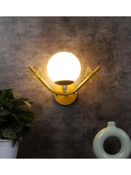 MFD HOME FURNISHING - Butterfly Vintage Wall Lamp Gold Mf