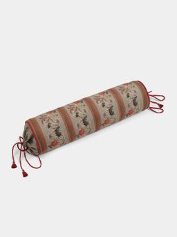 Ritu Kumar - Home Floret 1 Piece Bolster with 1 Piece Filler (35.56 x 50.8 cm)