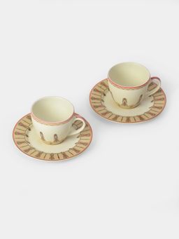 Ritu Kumar - Home Minar 2 Piece Cup and 2 Piece Saucer Set