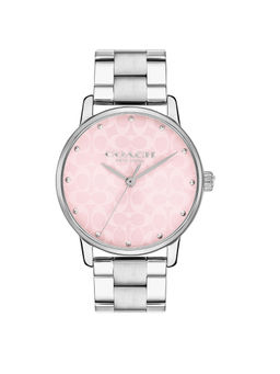 Coach - Grand Qtz Basic Pink Round Dial Women Watch (14000088) (M)