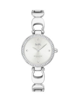 Coach - Park Qtz Basic Silver White Round Dial Women Watch (14503170) (M)
