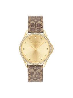 Coach - Modern Sport Qtz Basic Gold Round Dial Women Watch (14503218) (M)