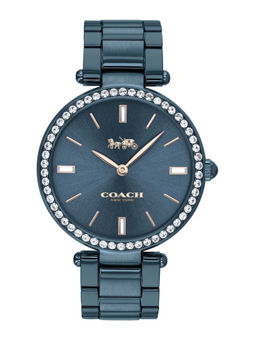 Coach - Park Qtz Basic Navy Blue Round Dial Women Watch (14503423) (M)