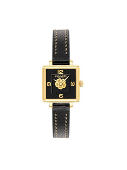 Coach - Cass Qtz Basic Slim Black Square Dial Women Watch (14503695) (M)