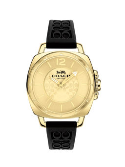 Coach - Boyfriend Qtz Basic Gold Tonneau Dial Women Watch (14503980) (M)