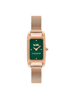 Coach - Cadie Qtz Basic Green Rectangle Dial Women Watch (14504034) (M)
