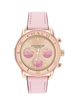Coach - Cruiser Qtz Fashion Chrono Rose Gold Round Dial Women Watch (14504123) (M)
