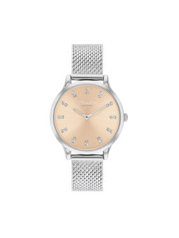 Coach - Chelsea Qtz Basic Slim Carnation Gold Round Dial Women Watch (14504216) (M)