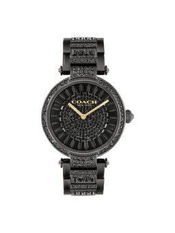 Coach - Cary Qtz Basic Black Round Dial Women Watch (14504269) (M)