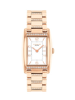 Coach - Reese Qtz Basic White Rectangle Dial Women Watch (14504317) (M)