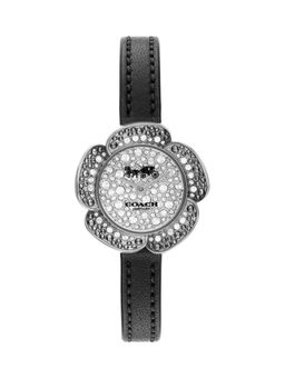 Coach - Tearose Qtz Basic Silver Flower Dial Women Watch (14504325) (M)