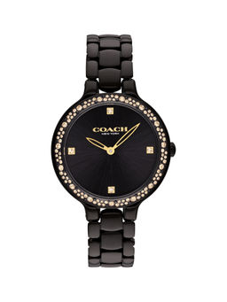 Coach - Chelsea Qtz Basic Black Round Dial Women Watch (14504352) (M)