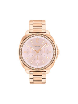 Coach - Kitt Qtz Multifunction Blush Tonneau Pink Dial Women Watch (14504399) (M)