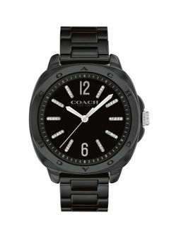 Coach - Kitt Qtz Basic Black Tonneau Dial Women Watch (14504412) (M)