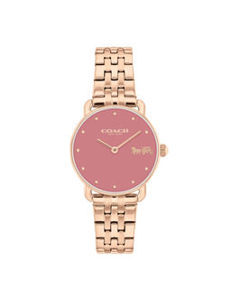 Coach - Elliot Qtz Basic Pink Round Dial Women Watch (14504444) (M)