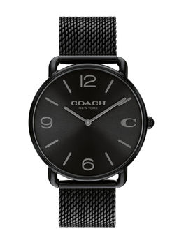 Coach - Elliot Qtz Basic Black Round Dial Men Watch (14602651) (M)