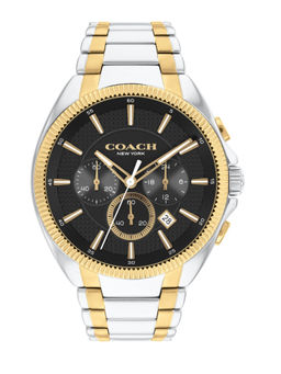 Coach - Jackson Qtz Fashion Chrono Black Round Dial Men Watch (14602682) (M)
