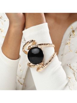 Sohi - Women Midnight Armour Statement Bracelet