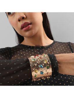 Sohi - Women Regal Cluster Statement Bracelet