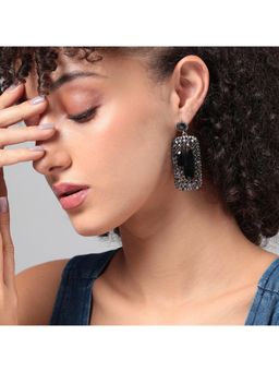 Sohi - Women Geometric Cluster Drop Earrings