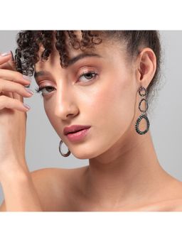 Sohi - Women Hollow Teardrop Earrings