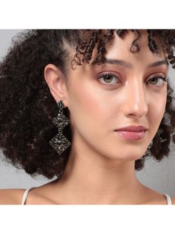 Sohi - Women Embellished Diamond Drop Earrings