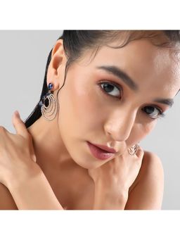 Sohi - Women Moonlit Whispers Drop Earrings