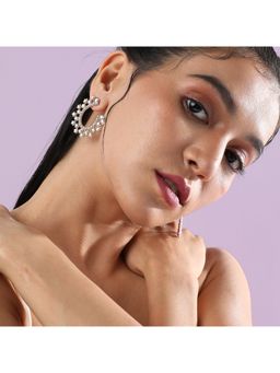 Sohi - Women Lustrous Luna Drop Earrings