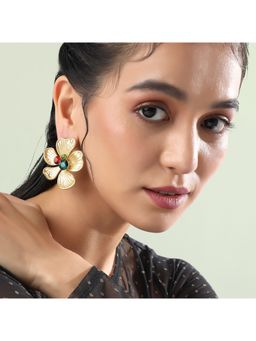 Sohi - Women Luminous Petal Stud Earrings