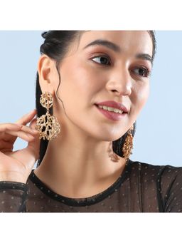 Sohi - Women Dewy Dahlia Drop Earrings