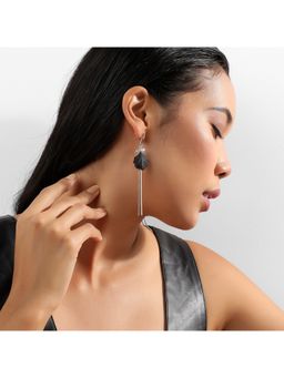 Sohi - Women Petal Chain Drop Earrings