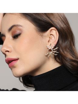 Sohi - Women Gleaming Sun Drop Earrings