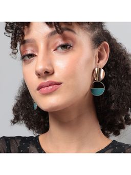 Sohi - Women Aqua Aura Drop Earrings
