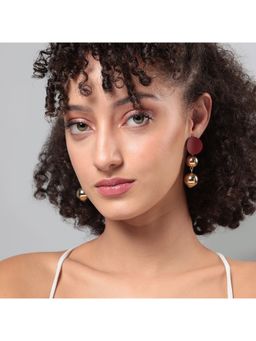 Sohi - Women Ball Chain Drop Earrings