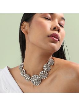 Sohi - Women Stellar Sparkle Statement Necklace